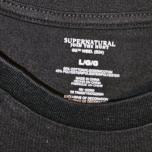 Supernatural Culturefly Idjit Shirt SIZE LARGE - Picture 2 of 4